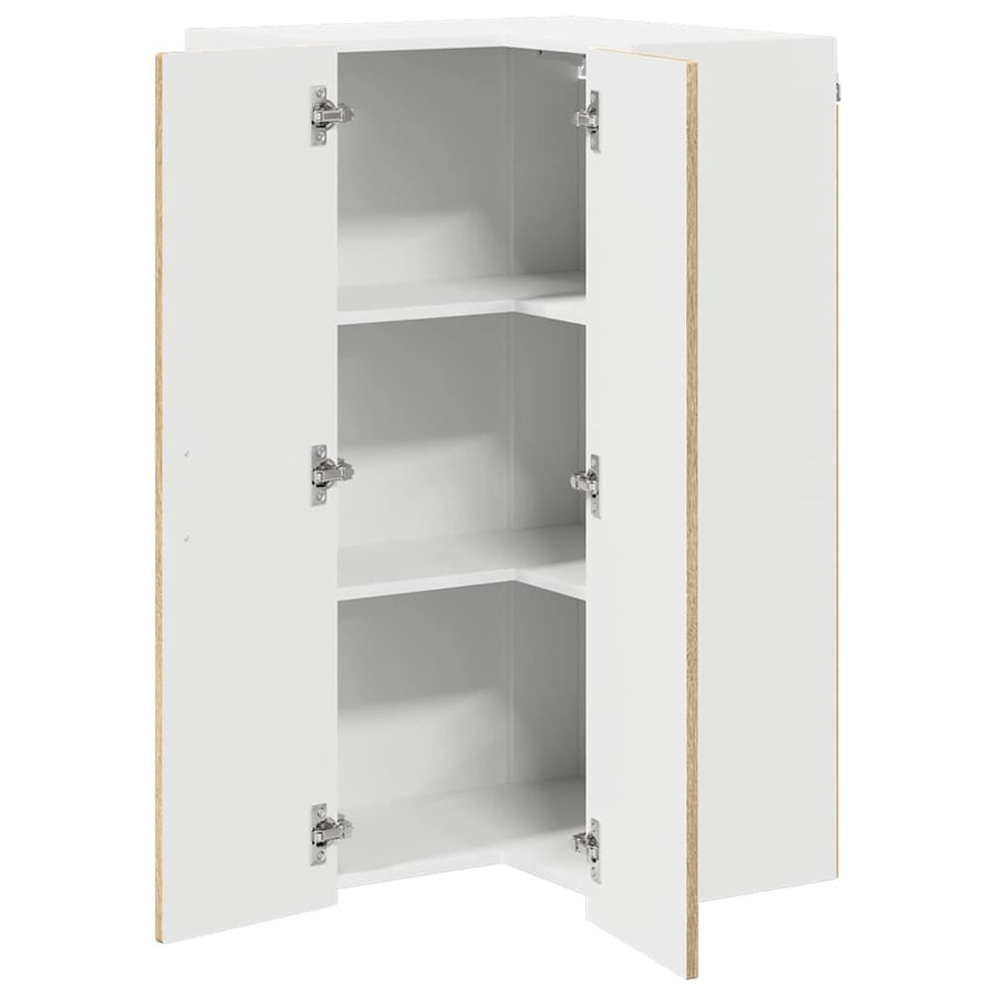Keukenkast aan de muur met plank Sonoma Eiken 57 x 57 x 100 cm