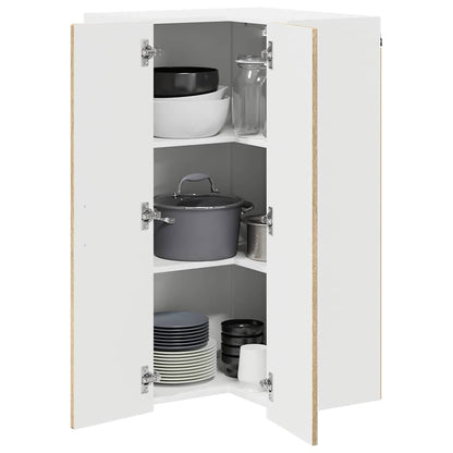Keukenkast aan de muur met plank Sonoma Eiken 57 x 57 x 100 cm