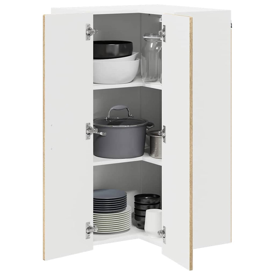 Keukenkast aan de muur met plank Sonoma Eiken 57 x 57 x 100 cm