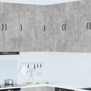 Keukenkast 57x57x100 cm beton grijs bewerkt hout