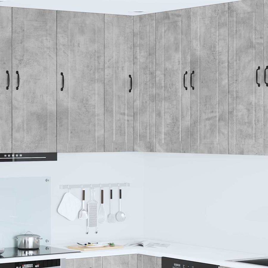 Keukenkast aan de muur met plank Beton Grijs 57 x 57 x 100 cm