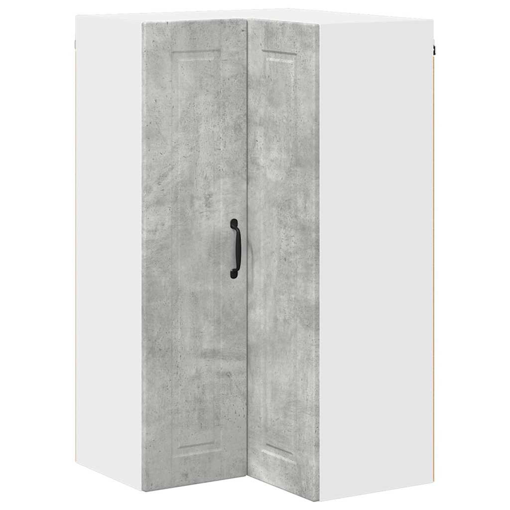Keukenkast aan de muur met plank Beton Grijs 57 x 57 x 100 cm