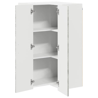 Keukenkast aan de muur met plank Beton Grijs 57 x 57 x 100 cm