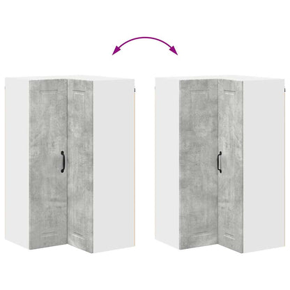 Keukenkast aan de muur met plank Beton Grijs 57 x 57 x 100 cm