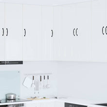 Keukenkast aan de muur met plank Hoogglans wit 57 x 57 x 100 cm