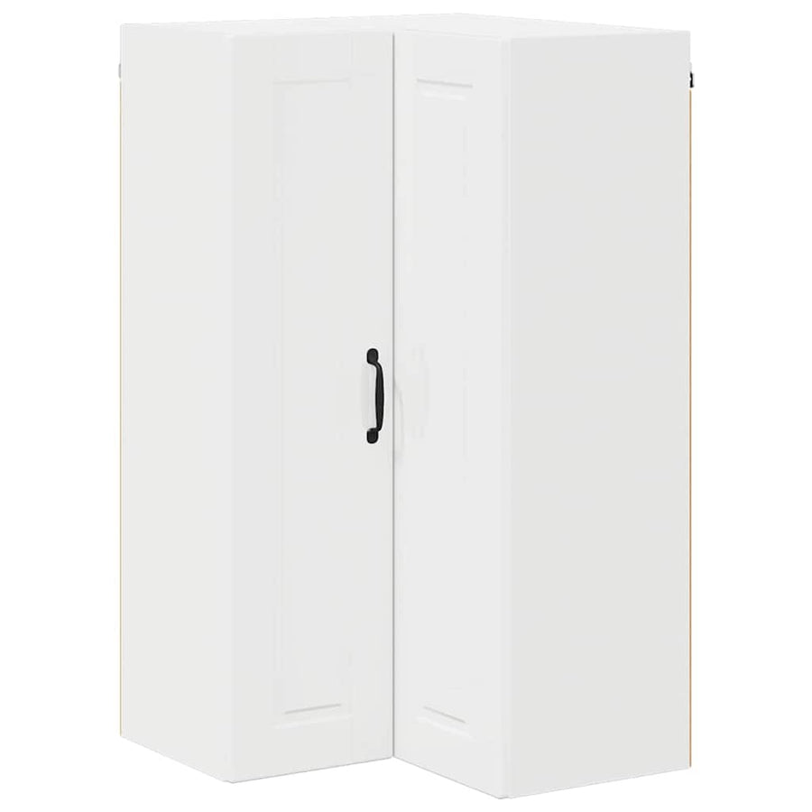 Keukenkast aan de muur met plank Hoogglans wit 57 x 57 x 100 cm