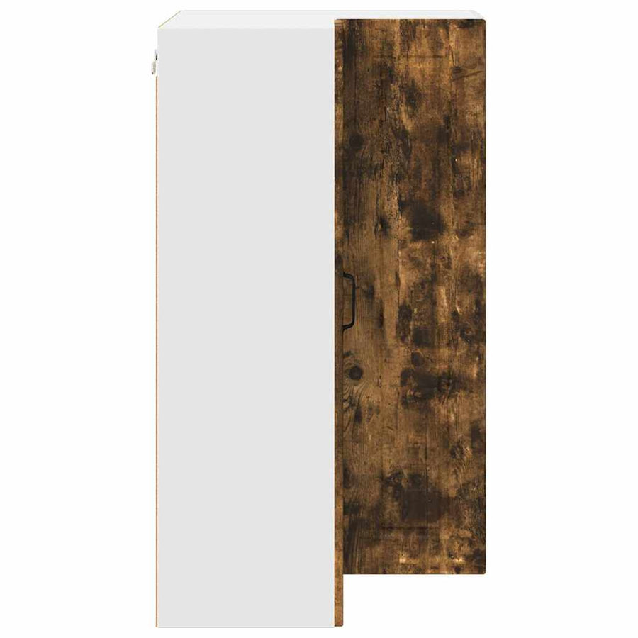 Keukenkast aan de muur met plank Gerookt eiken 57 x 57 x 100 cm