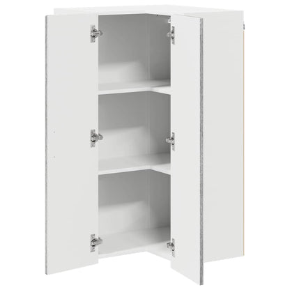 Keukenkast aan de muur met plank Grijs Sonoma 57 x 57 x 100 cm