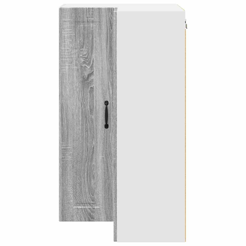 Keukenkast aan de muur met plank Grijs Sonoma 57 x 57 x 100 cm