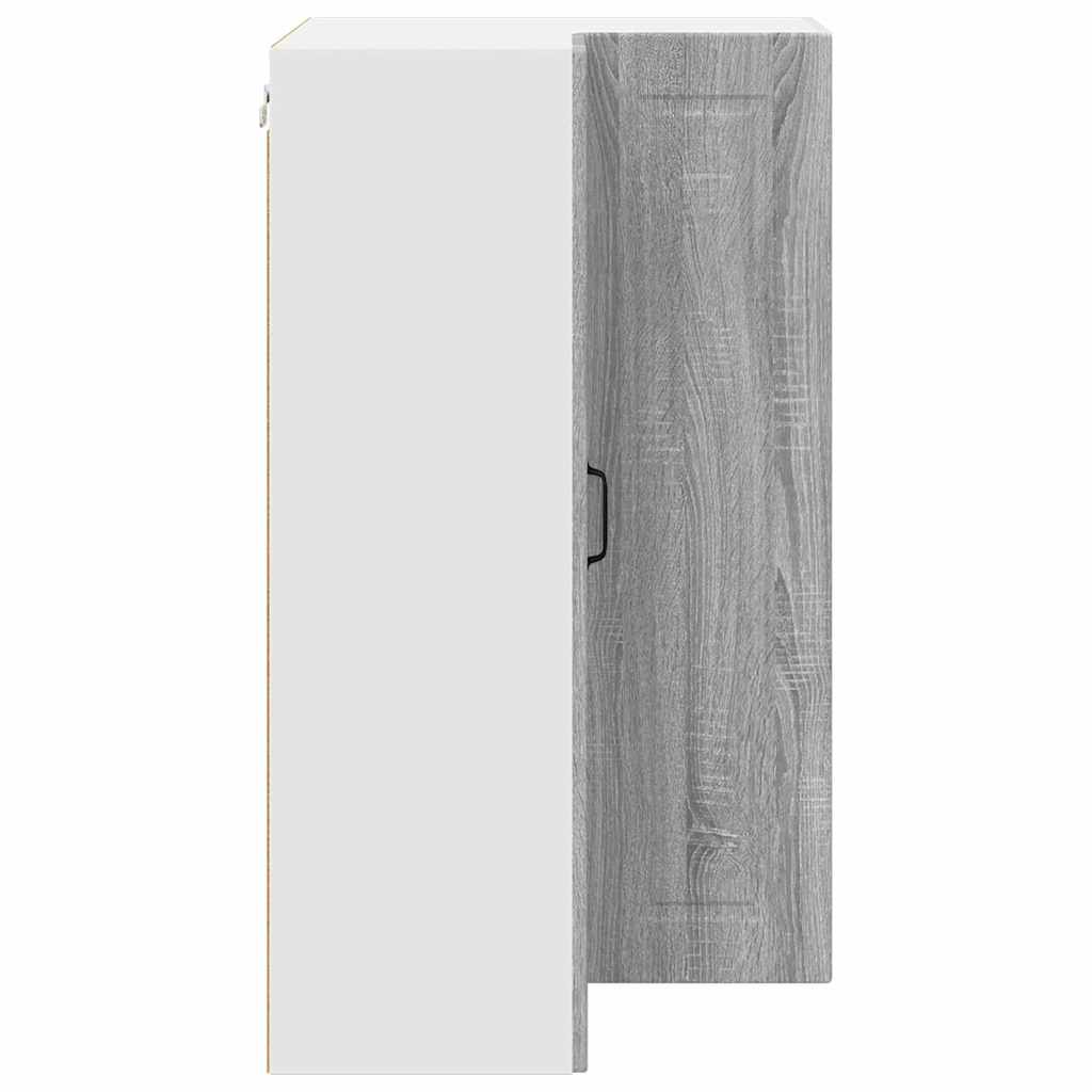 Keukenkast aan de muur met plank Grijs Sonoma 57 x 57 x 100 cm