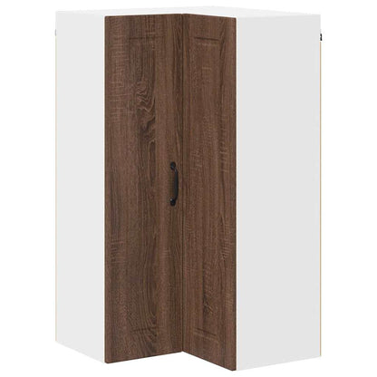 Keukenkast aan de muur met plank Bruin Eiken 57 x 57 x 100 cm