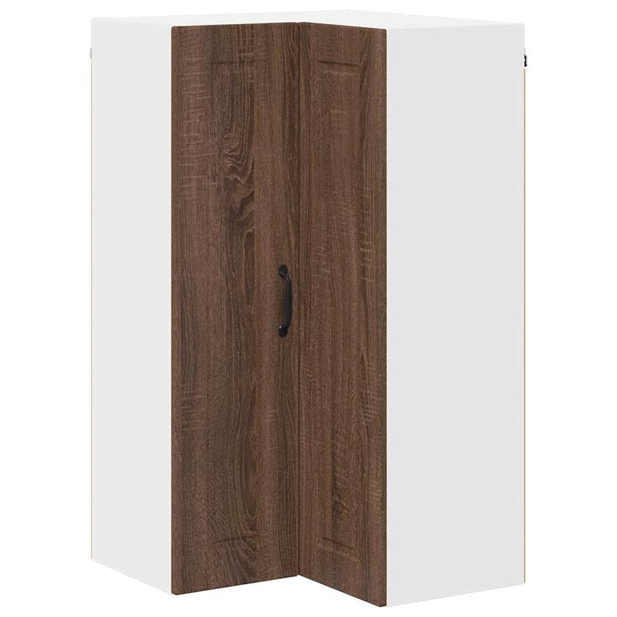 Keukenkast aan de muur met plank Bruin Eiken 57 x 57 x 100 cm