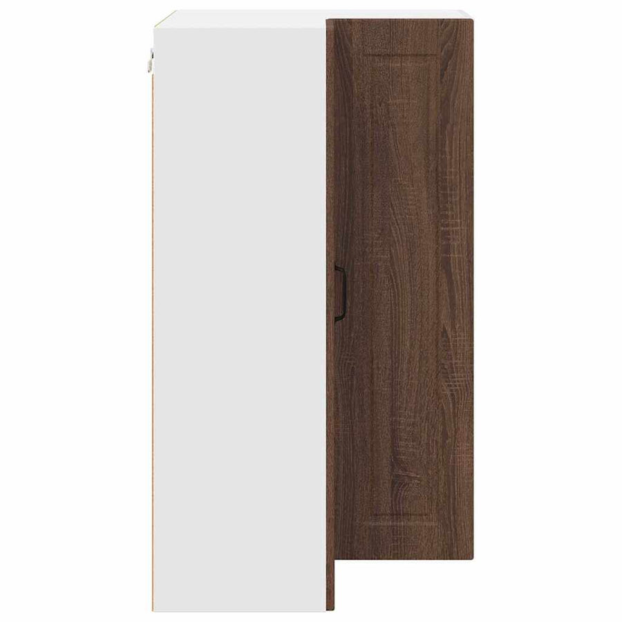 Keukenkast aan de muur met plank Bruin Eiken 57 x 57 x 100 cm