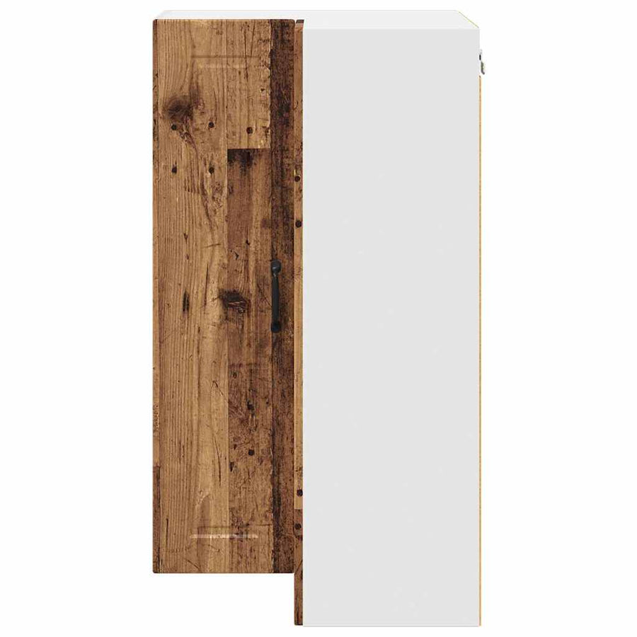 Keukenkast aan de muur Oud Hout 57 x 57 x 100 cm Bewerkt hout