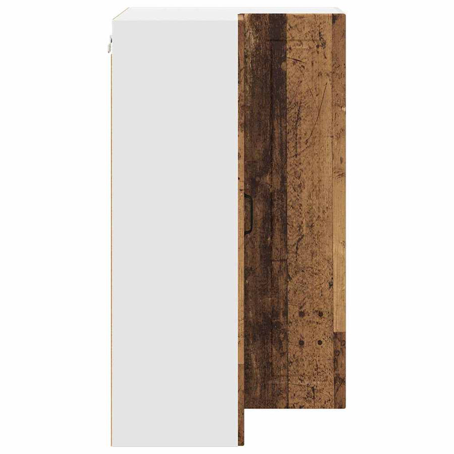 Keukenkast aan de muur Oud Hout 57 x 57 x 100 cm Bewerkt hout