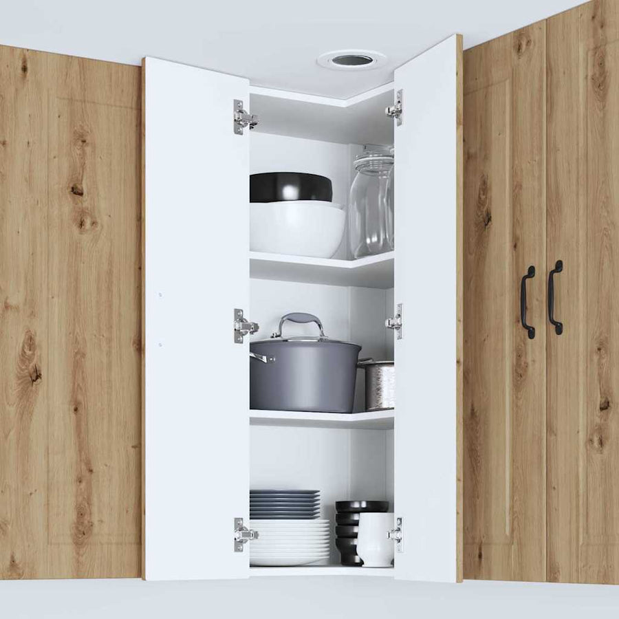 Keukenkast aan de muur met plank Artisan Eiken 57 x 57 x 100 cm