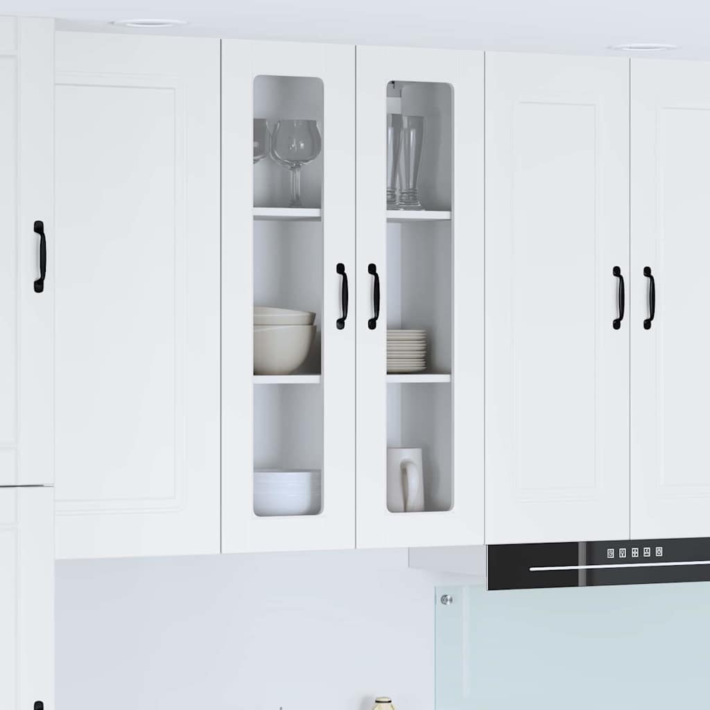 Keukenkast aan de muur Wit 60 x 31 x 100 cm Bewerkt hout