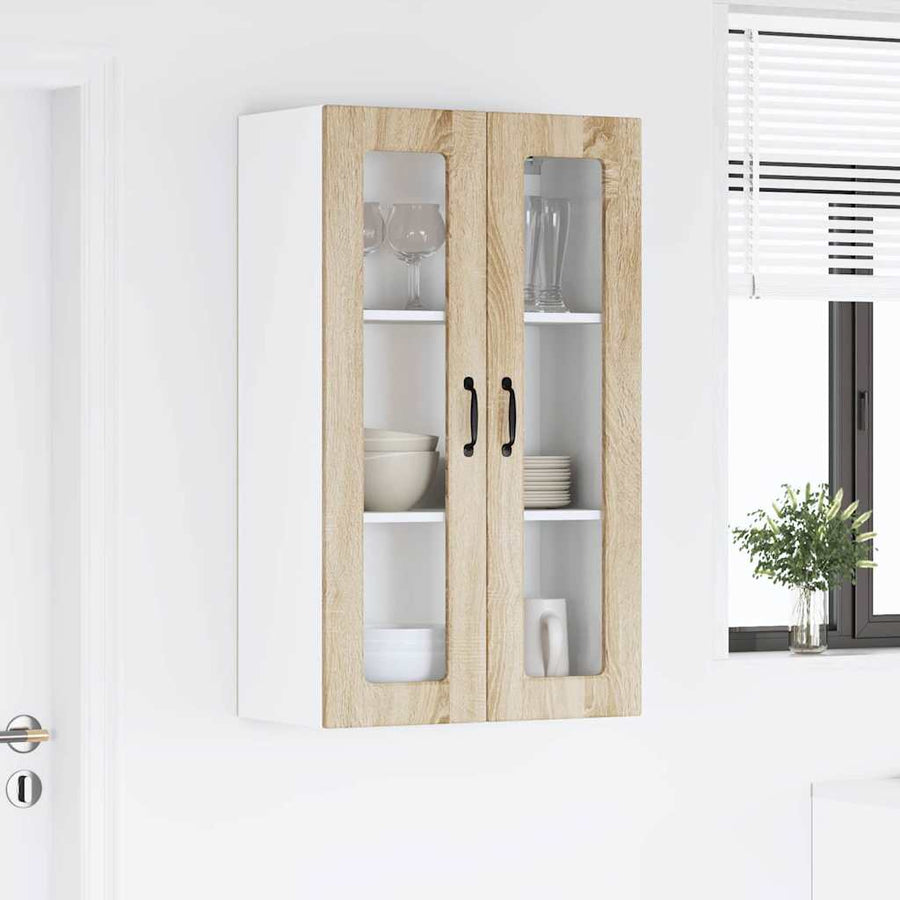 Keukenkast aan de muur met plank Sonoma Eiken 60 x 31 x 100 cm