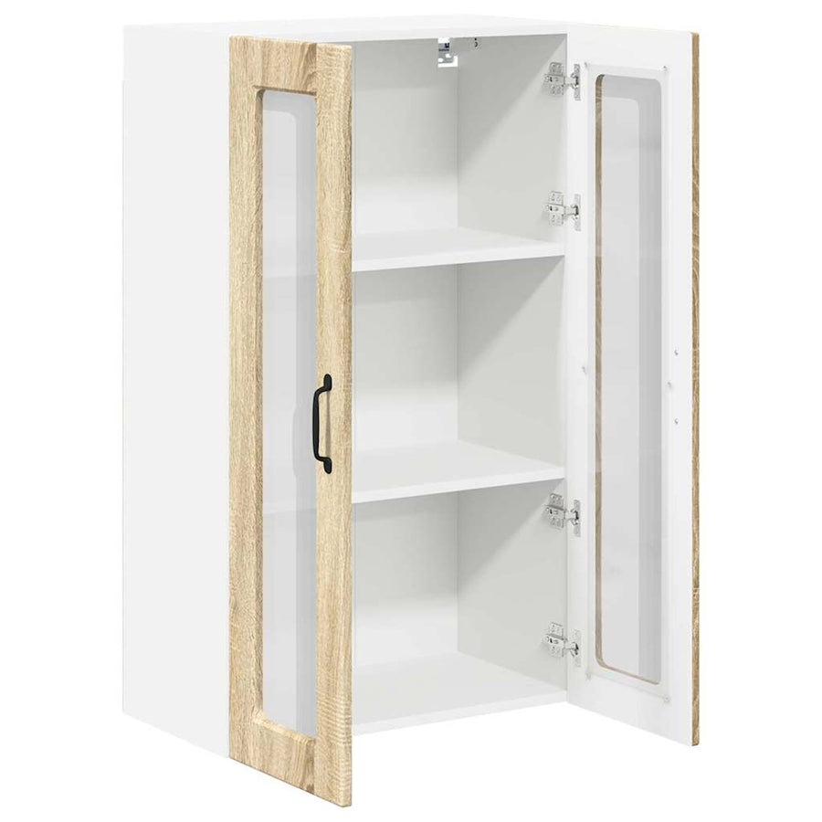Keukenkast aan de muur met plank Sonoma Eiken 60 x 31 x 100 cm