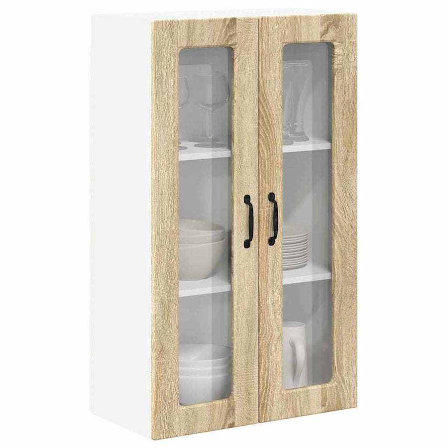 Keukenkast aan de muur met plank Sonoma Eiken 60 x 31 x 100 cm