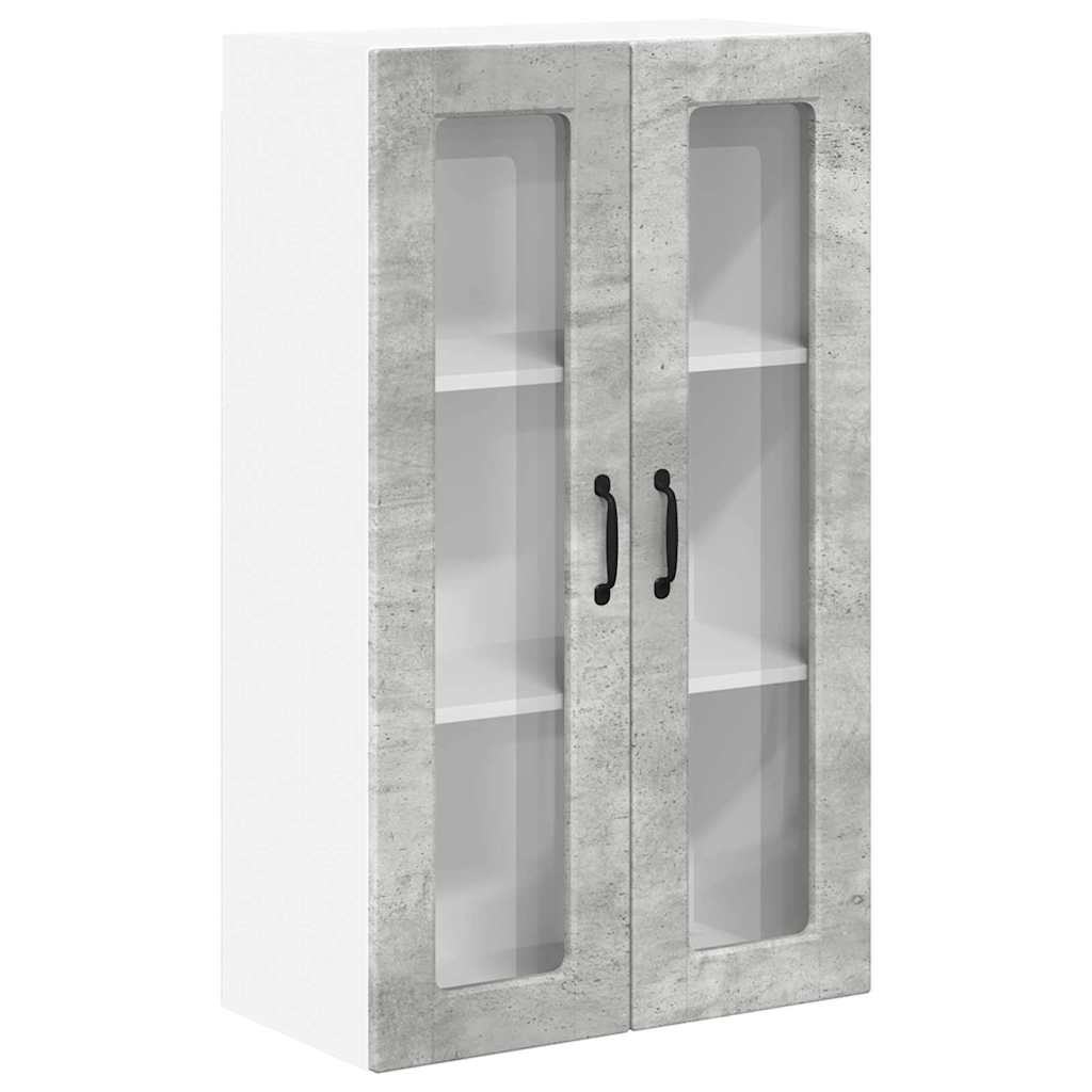 Keukenkast aan de muur met plank Beton Grijs 60 x 31 x 100 cm