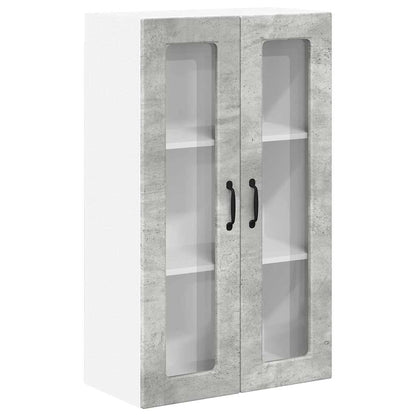 Keukenkast aan de muur met plank Beton Grijs 60 x 31 x 100 cm