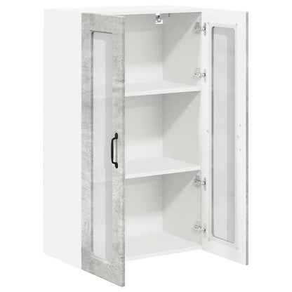 Keukenkast aan de muur met plank Beton Grijs 60 x 31 x 100 cm