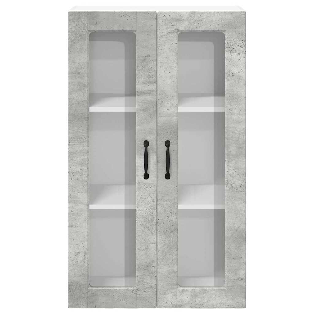 Keukenkast aan de muur met plank Beton Grijs 60 x 31 x 100 cm