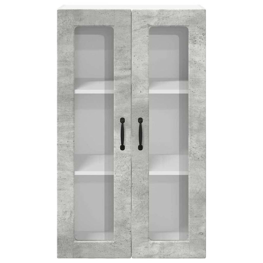 Keukenkast aan de muur met plank Beton Grijs 60 x 31 x 100 cm