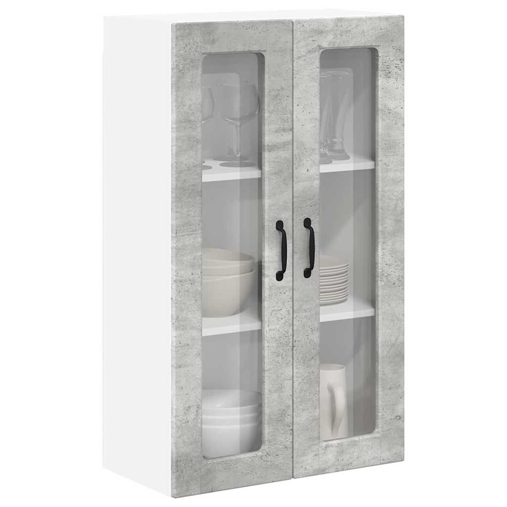 Keukenkast aan de muur met plank Beton Grijs 60 x 31 x 100 cm