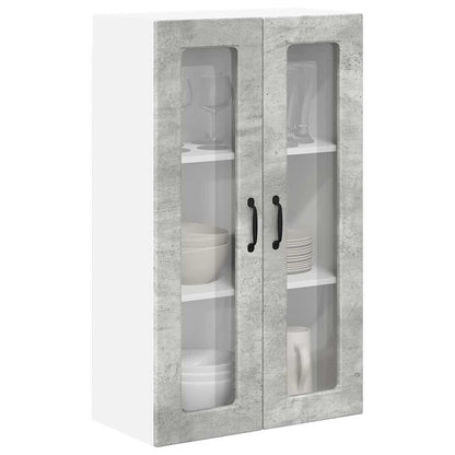 Keukenkast aan de muur met plank Beton Grijs 60 x 31 x 100 cm