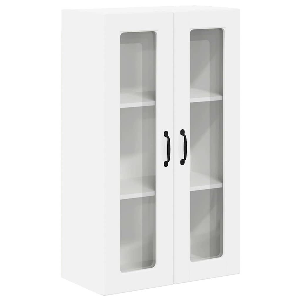 Keukenkast aan de muur met plank Hoogglans wit 60 x 31 x 100 cm