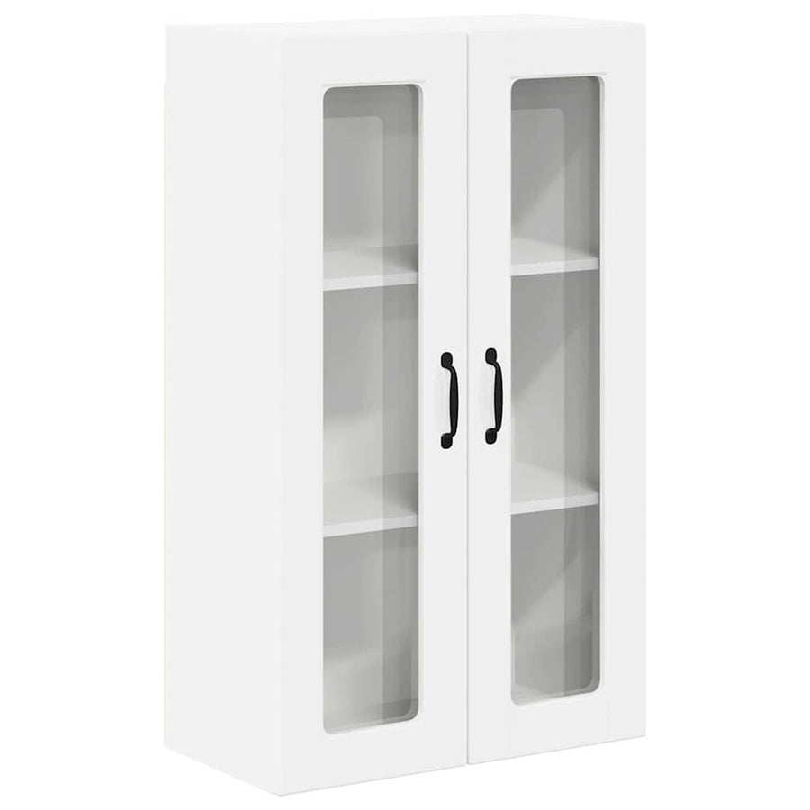 Keukenkast aan de muur met plank Hoogglans wit 60 x 31 x 100 cm