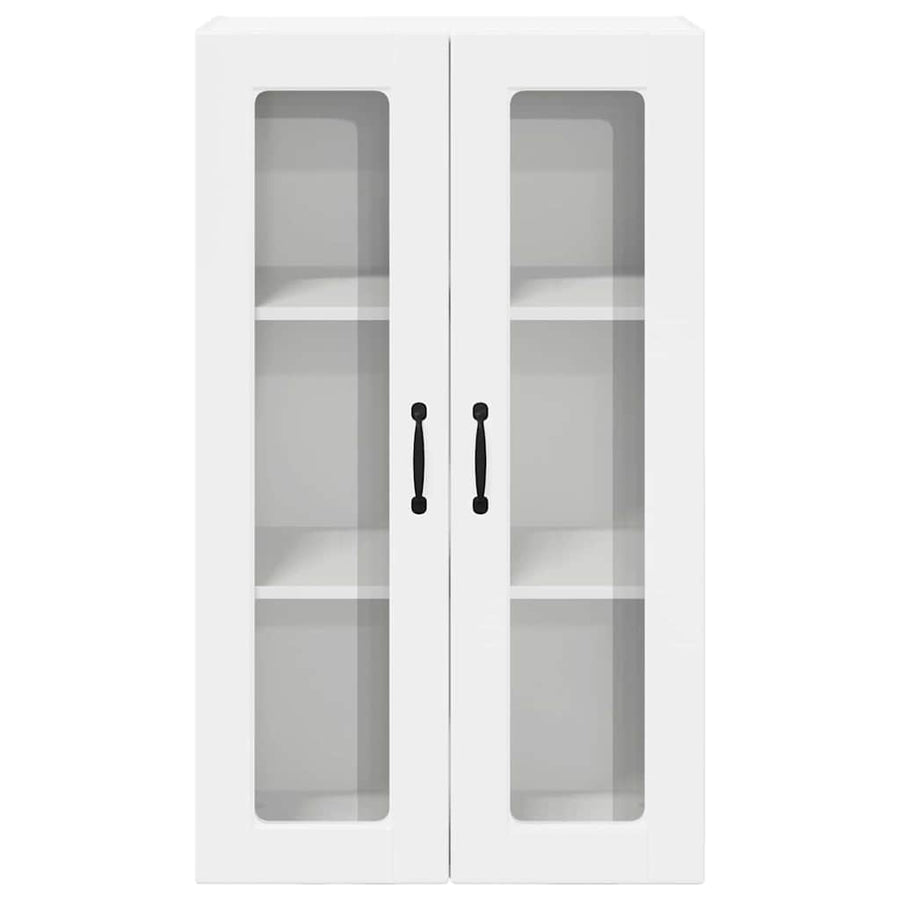 Keukenkast aan de muur met plank Hoogglans wit 60 x 31 x 100 cm