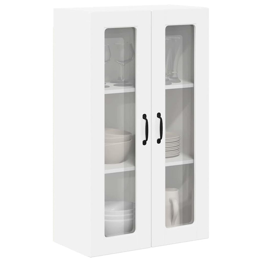 Keukenkast aan de muur met plank Hoogglans wit 60 x 31 x 100 cm