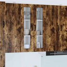 Keukenkast 60x31x100 cm bewerkt hout gerookt eiken