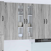 Keukenkast 60x31x100 cm grijs sonoma bewerkt hout