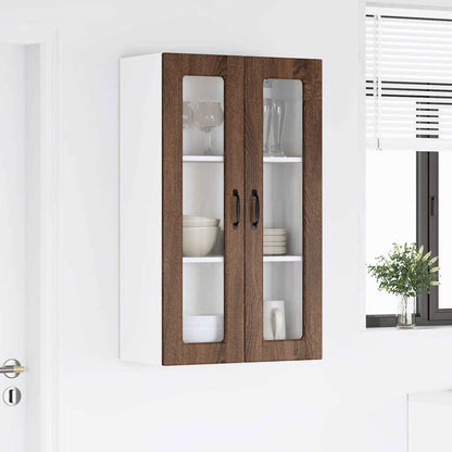 Keukenkast aan de muur met plank Bruin Eiken 60 x 31 x 100 cm