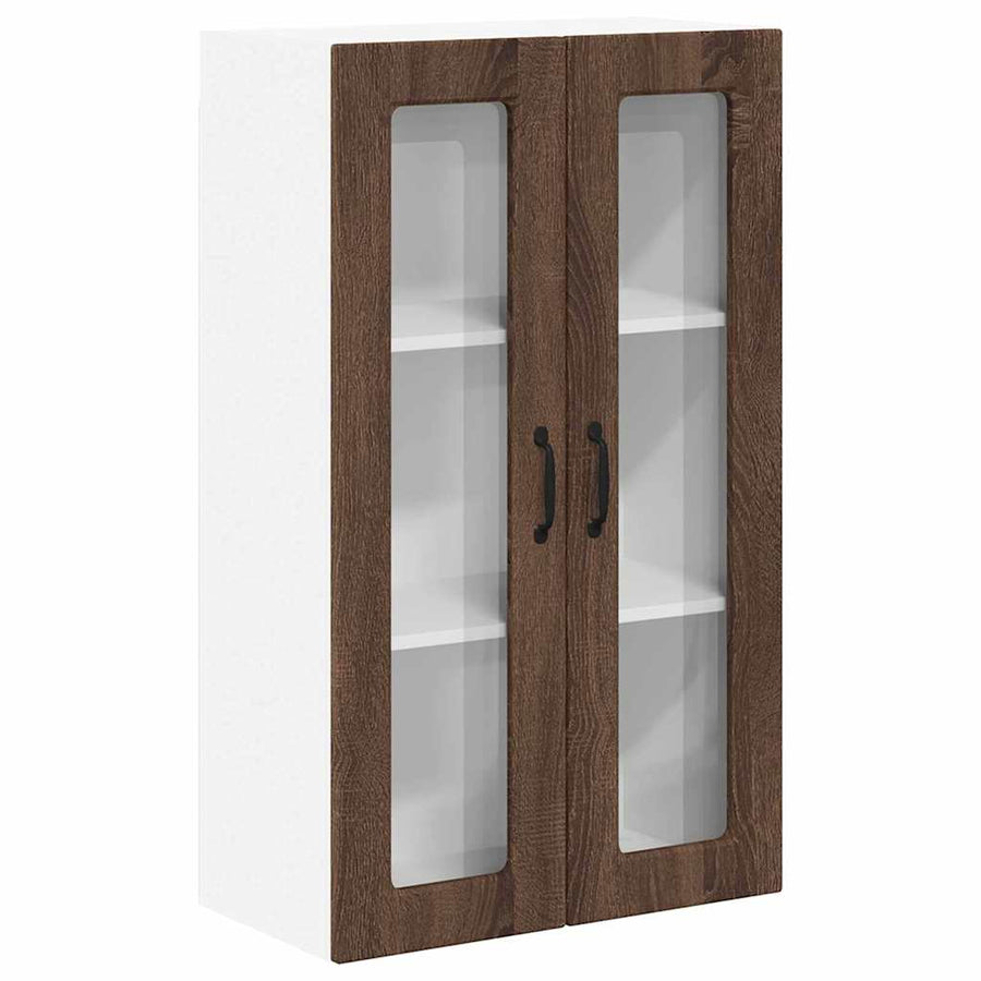 Keukenkast aan de muur met plank Bruin Eiken 60 x 31 x 100 cm