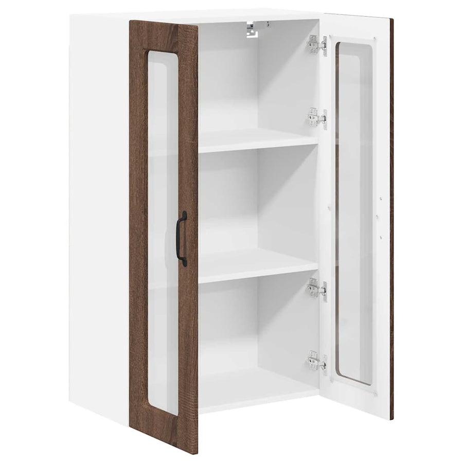 Keukenkast aan de muur met plank Bruin Eiken 60 x 31 x 100 cm