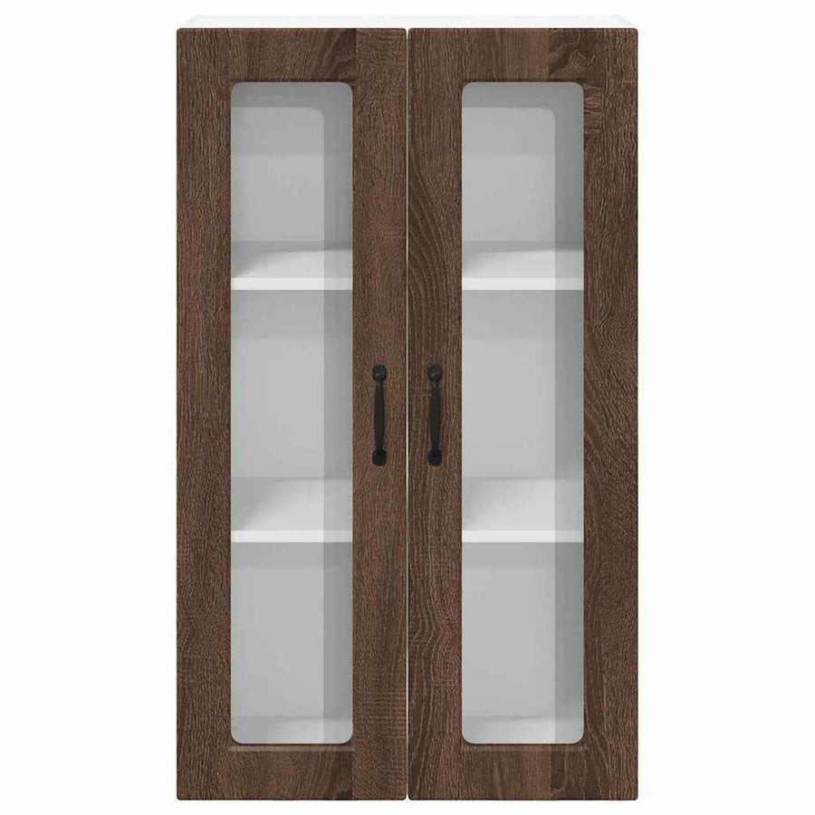 Keukenkast aan de muur met plank Bruin Eiken 60 x 31 x 100 cm