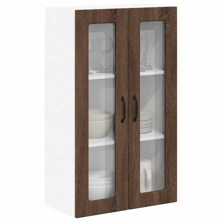 Keukenkast aan de muur met plank Bruin Eiken 60 x 31 x 100 cm