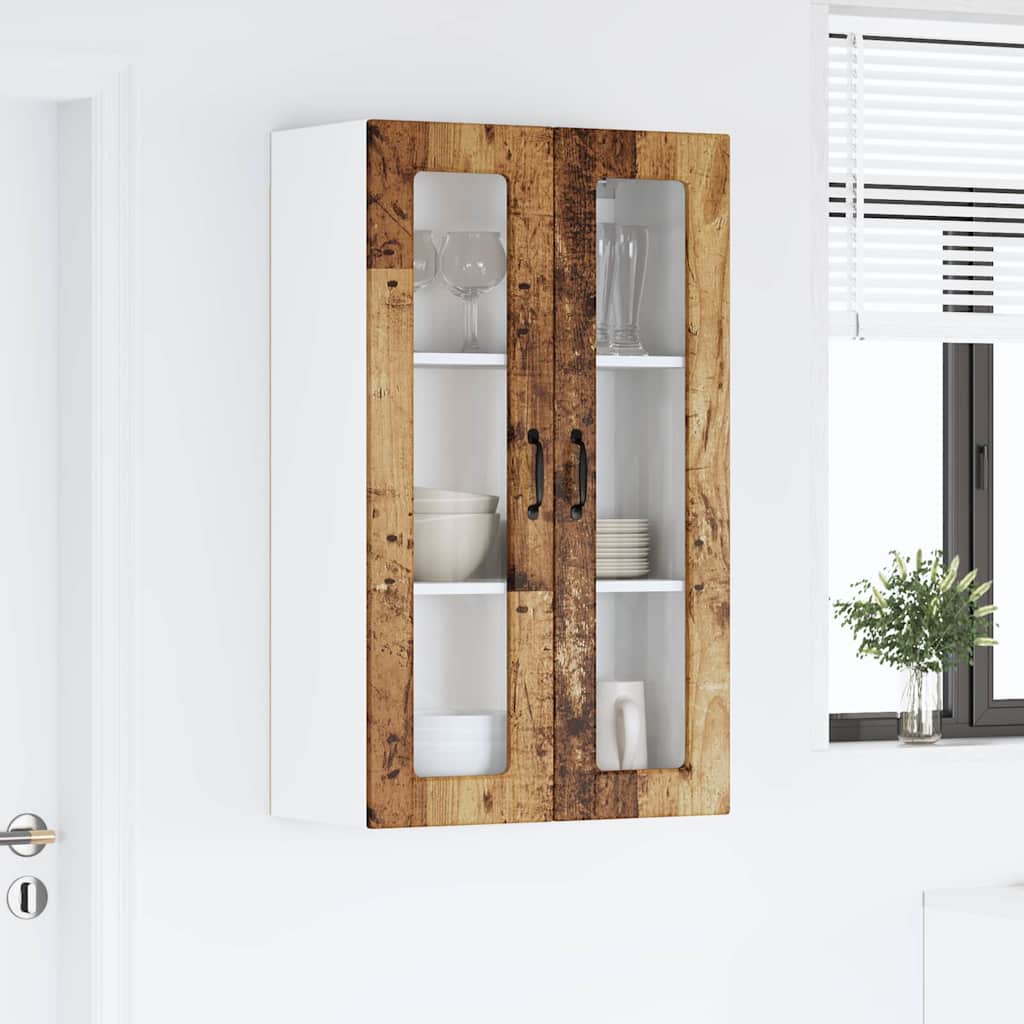Keukenkast aan de muur Oud Hout 60 x 31 x 100 cm Bewerkt hout