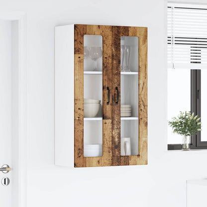 Keukenkast aan de muur Oud Hout 60 x 31 x 100 cm Bewerkt hout