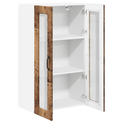 Keukenkast aan de muur Oud Hout 60 x 31 x 100 cm Bewerkt hout