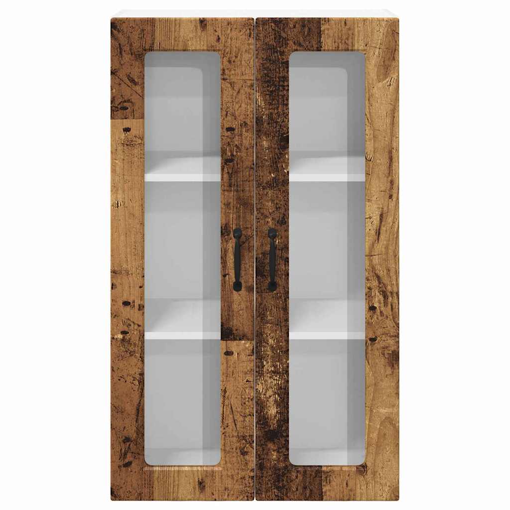Keukenkast aan de muur Oud Hout 60 x 31 x 100 cm Bewerkt hout
