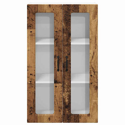 Keukenkast aan de muur Oud Hout 60 x 31 x 100 cm Bewerkt hout