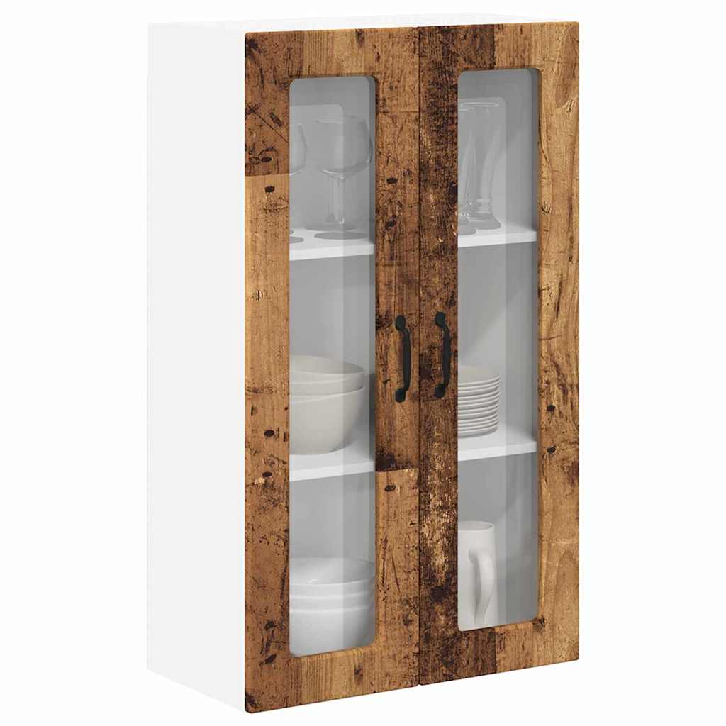 Keukenkast aan de muur Oud Hout 60 x 31 x 100 cm Bewerkt hout