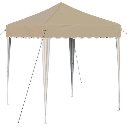 Pop-up Feesttent Crème 195 x 195 x 245 cm Oxford Stof