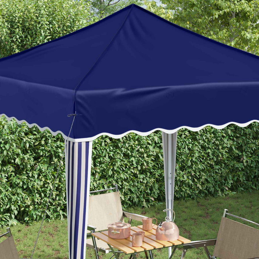 Pop-up Feesttent Blauw 195 x 195 x 245 cm Oxford Stof